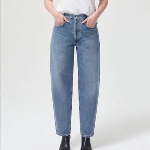 NWT AGOLDE TAPERED BAGGY HI RISE JEANS PASSENGER 20